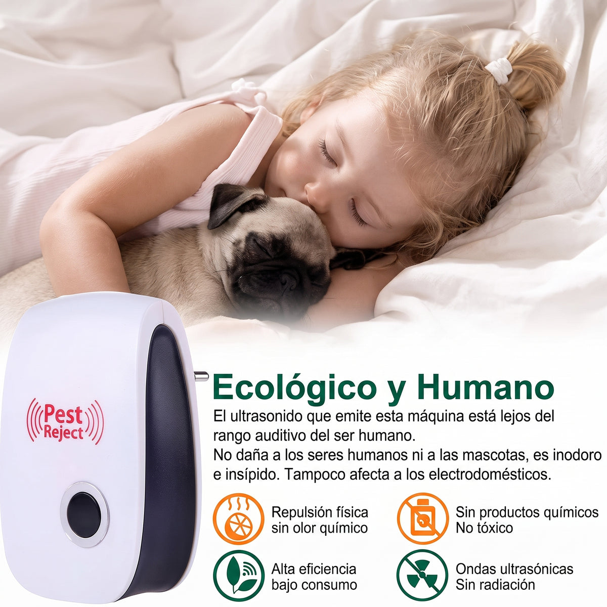 PestZero™ | Repelente Ultrasónico de Plagas