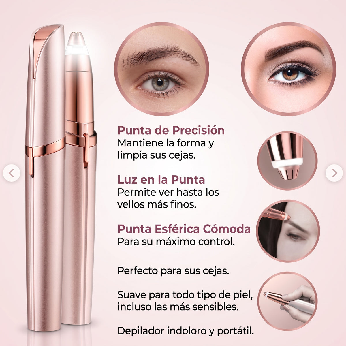 BeautyTrim™| Depilador Facial de Precisión