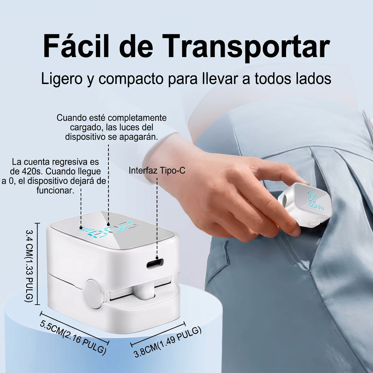 NailPure™ | Dispositivo de Cuidado para Uñas