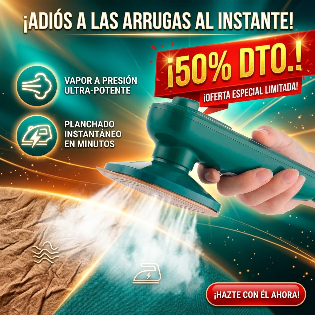 InstantPress™| Plancha A Vapor Portatil