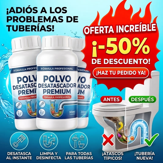 HydroClean™ |   3 x 1 Limpiador de Tuberías