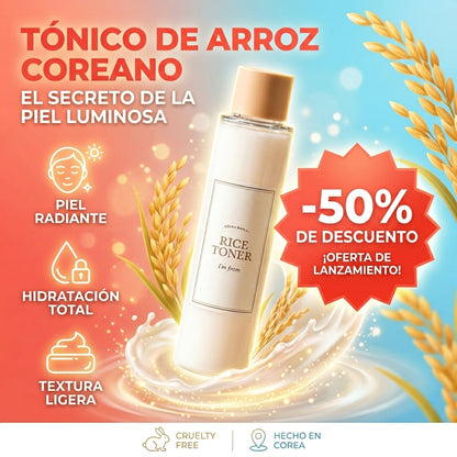 RiceGlow™|Tónico de Arroz